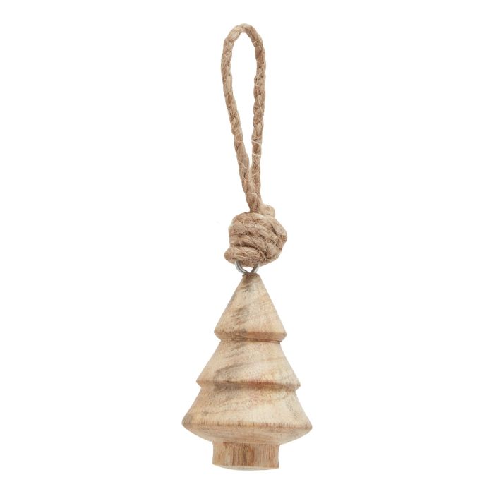 Natu Hand Turned Wooden Tree Bauble