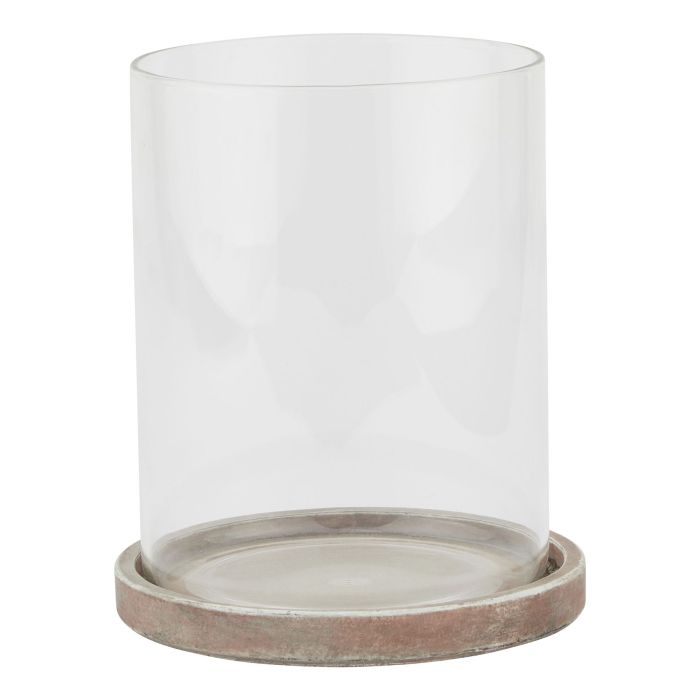 Owen Collection Brown Hurricane Lantern - Large