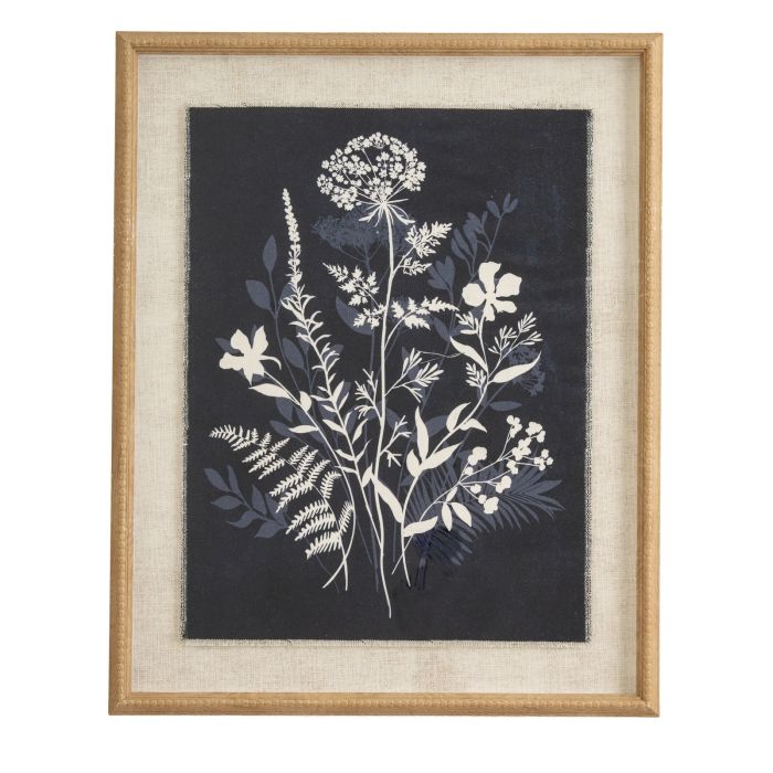 Flor Meadow Art In Beaded Frame