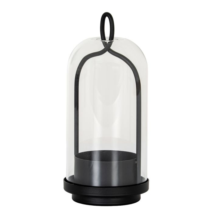 Nyx Candle Holder With Glass Cloche - Medium