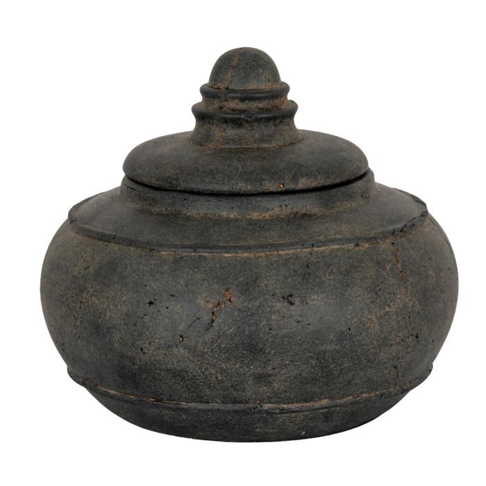 TWILIGHT Dusk Large Pot With Lid - Black