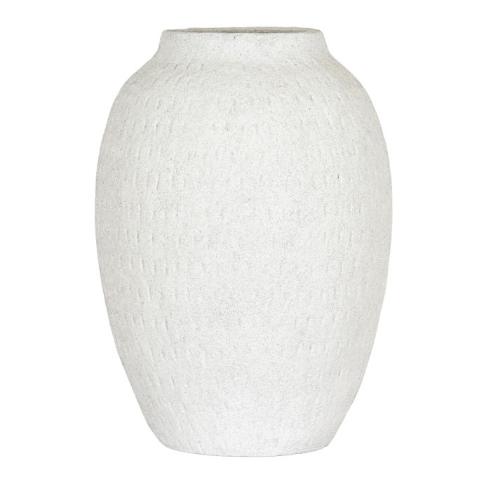 OBSIDIAN Large Tall Vase - White