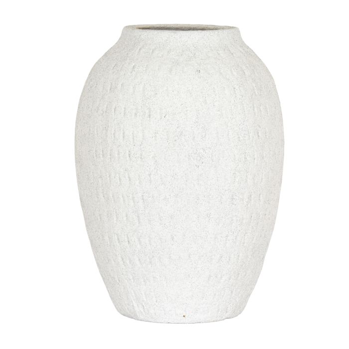 OBSIDIAN Medium Tall Vase - White