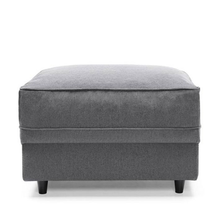 CHARMAINE Footstool - Dark Grey