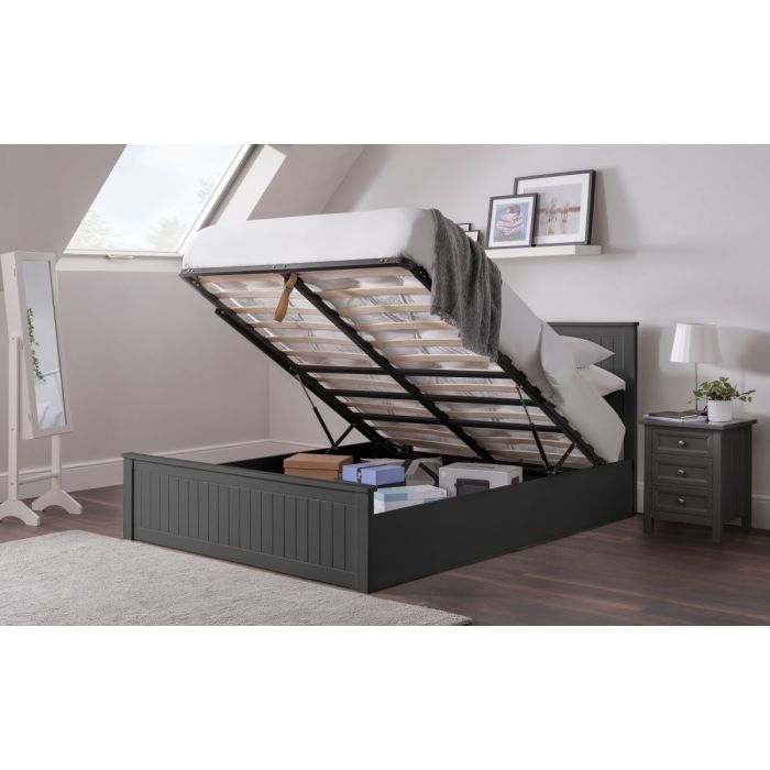 Maine Ottoman Double Bed - Anthracite