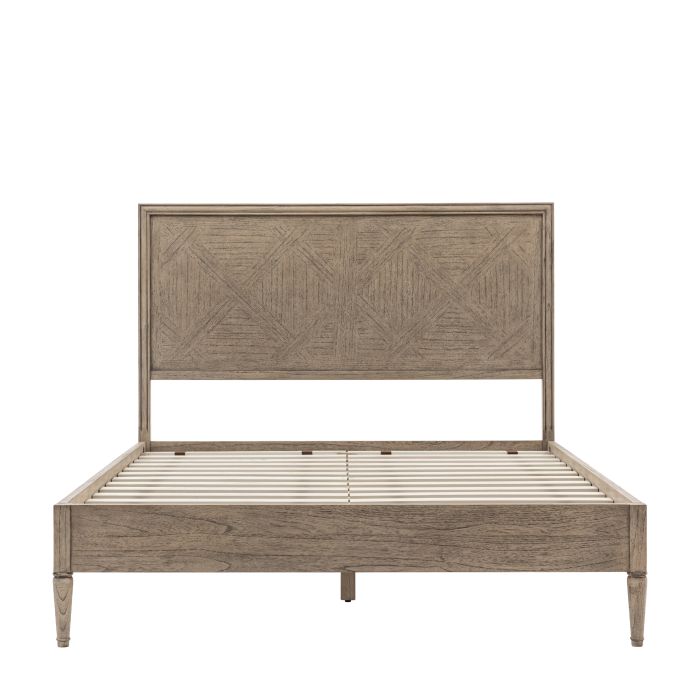 OAKLEIGH Kingsize Wooden Bedframe - Oak