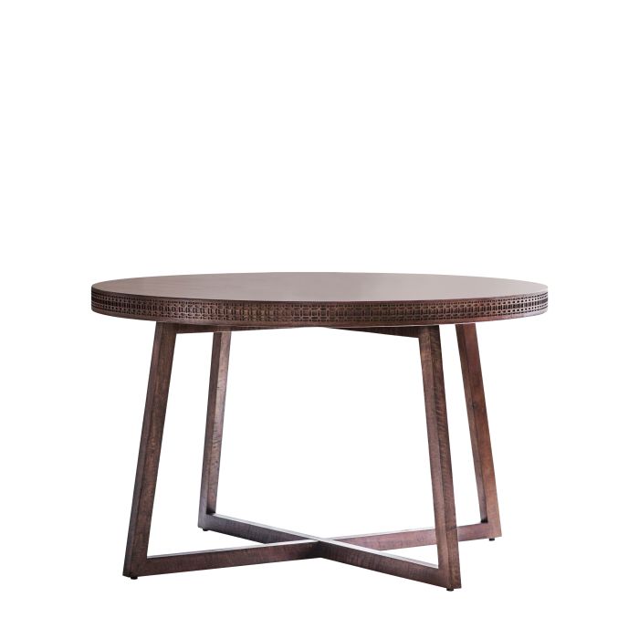 ASHWELL Dark Oak Round Dining Table