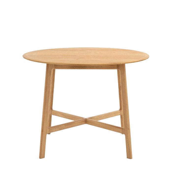 THORNWELL Round Dining Table - Medium Oak