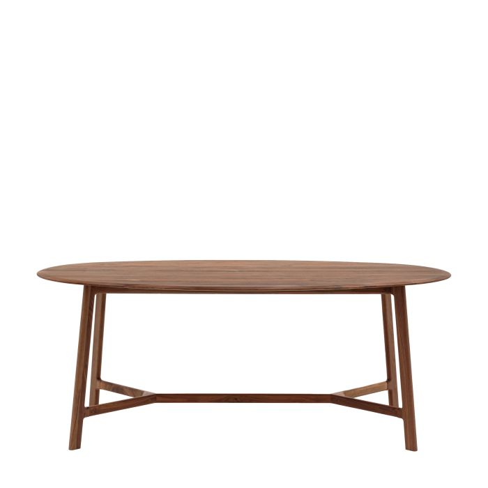 THORNWELL Oval Dining Table - Dark Oak