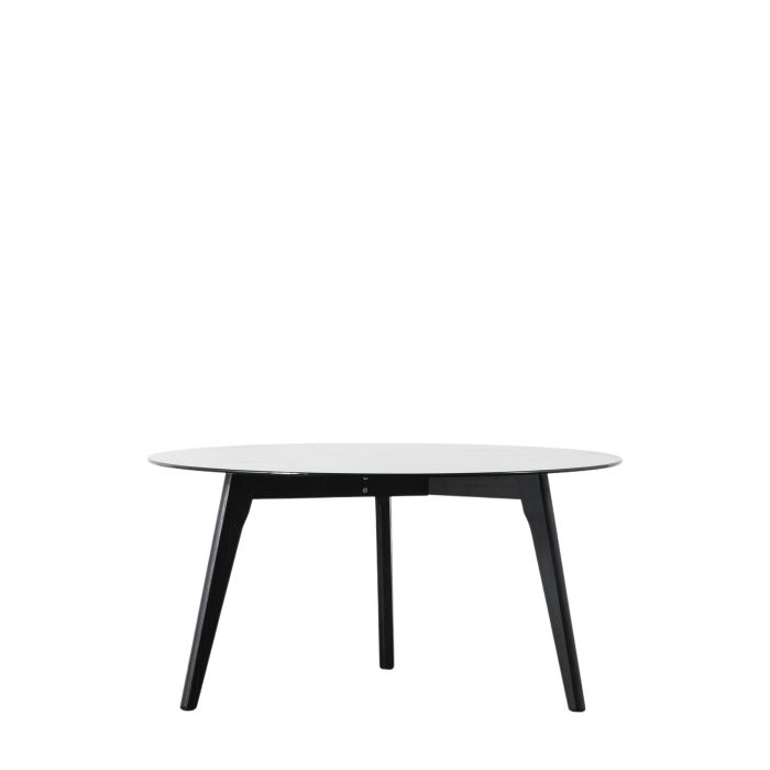 HARRINGTON Round Coffee Table - Black