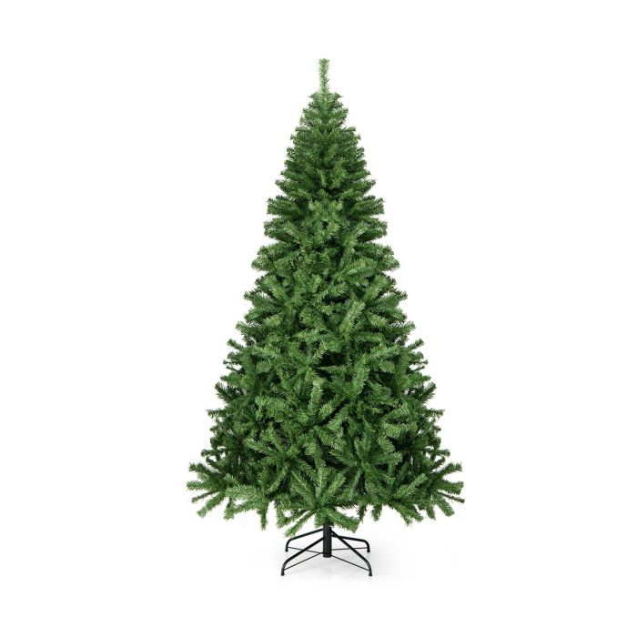 Hinged Artificial Christmas Tree with Lush PVC Tips - 7.5 ft