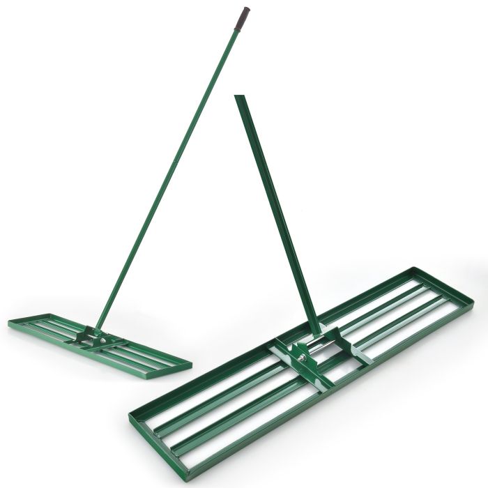 COMO Lawn Leveling Rak with Ergonomic Handle-91 x 25 cm-Green