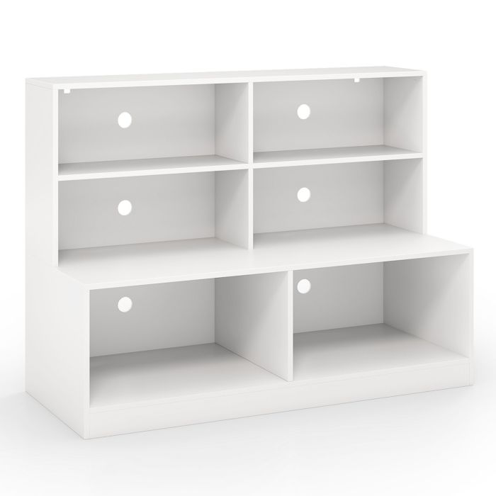 ERYNOA 2-in-1 Entryway Shoe Cabinet with 2 Anti-tipping Kits for Living Room-White