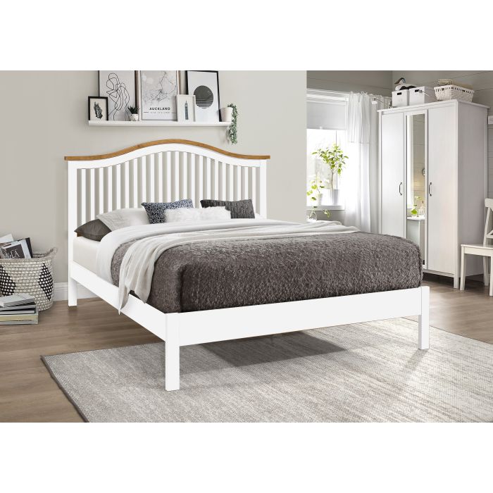 Single Bed - CHEXTON 3ft Wooden Bed White