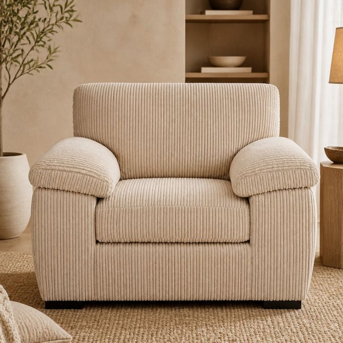 CORDURA Jumbo Cord Armchair - Mink