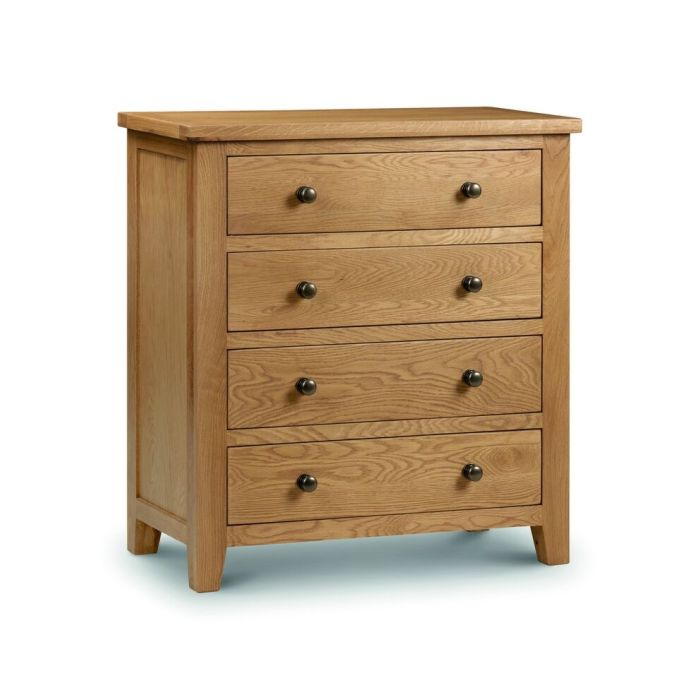 Marlborough Oak 4 Drawer Storage Chest