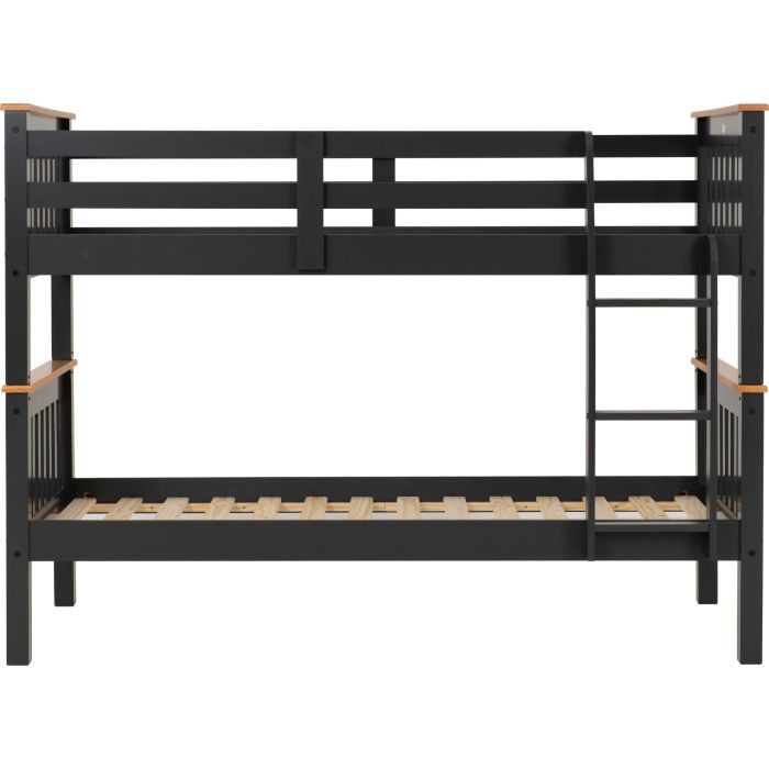 Neptune 3ft Single Bunk Bed - Grey Oak Effect