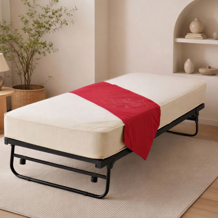 Paris Metal Frame Guest Bed - Small Single 2ft6 - Black
