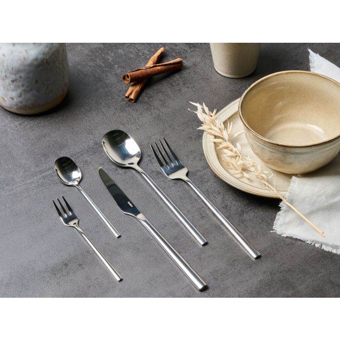 DEYARO Cutlery Set 30 Piece - Silver