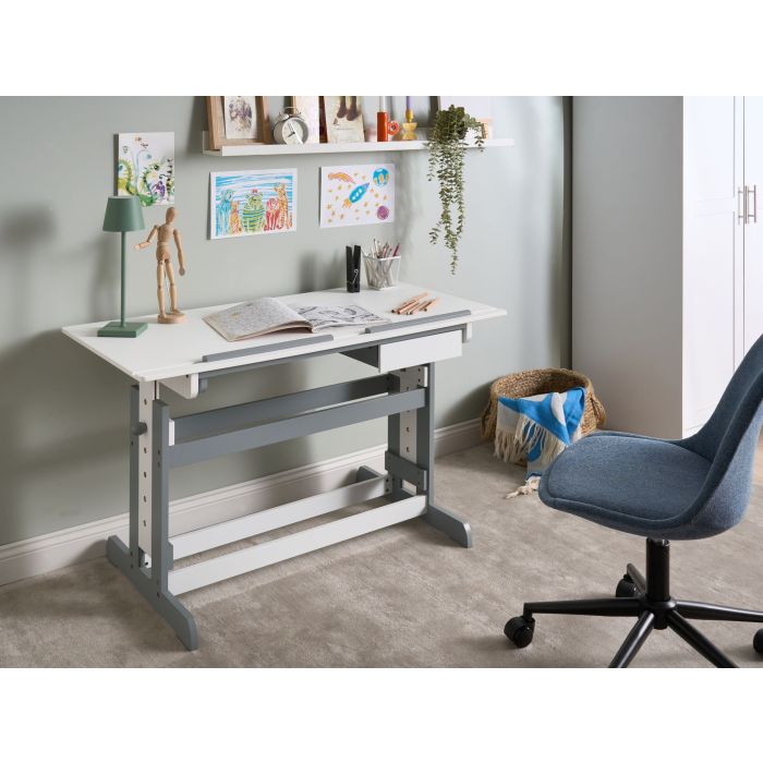 BEMUXA Adjustable Standing Office Desk - White