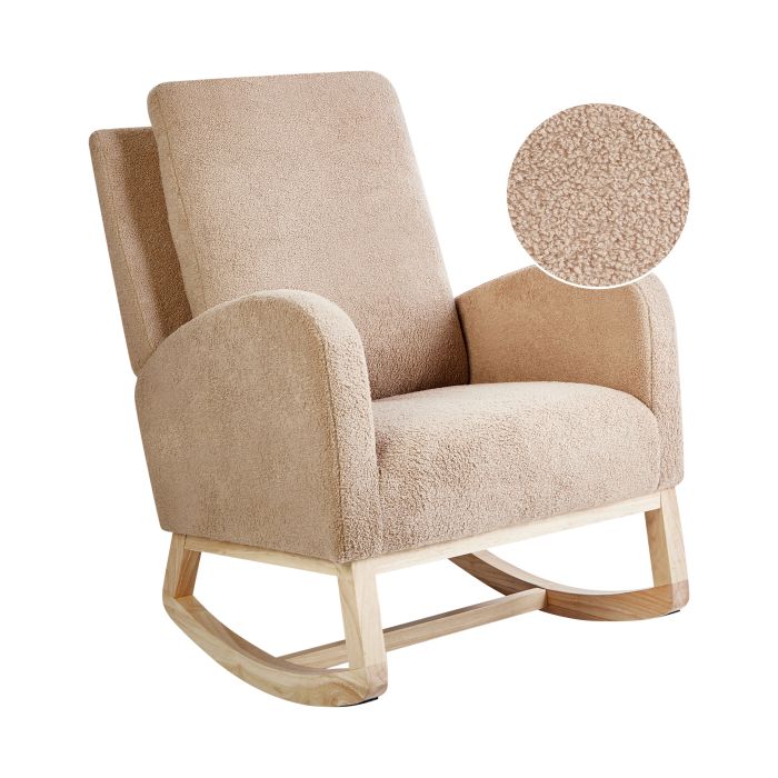 Rocking Chair ALSTA Boucle Beige