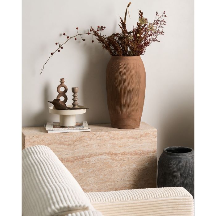 FETAXI Flower Vase - Light Brown Brown