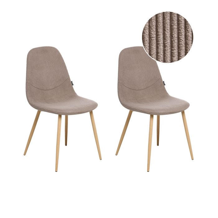 FARNSTEAD Dining Chairs - Set of 2 - Beige