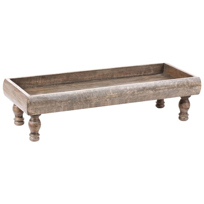 GOODLEIGH Mango Wood Decorative Tray - Brown