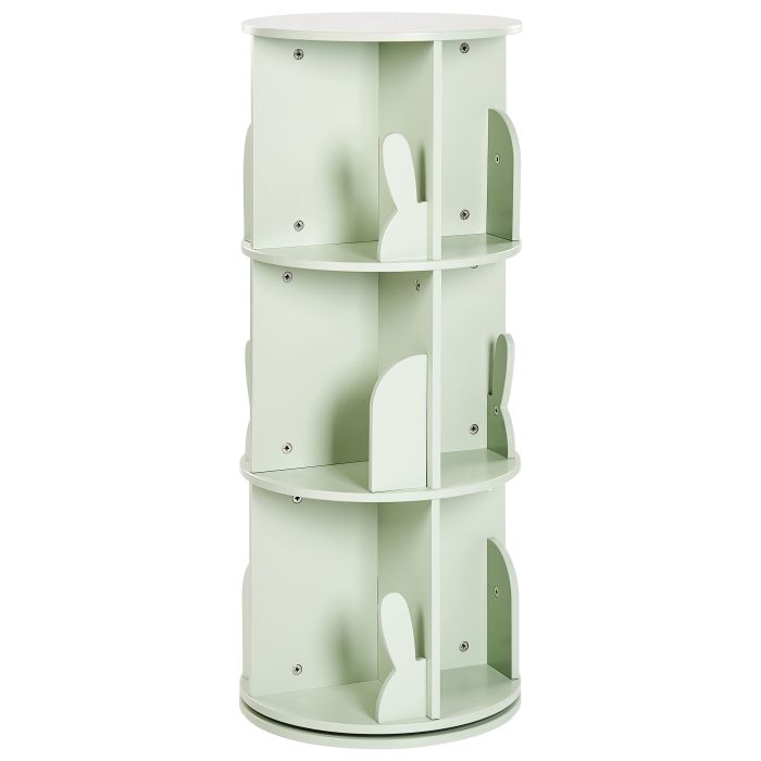 Rotating Bookshelf CANEY Engineered Wood 94 cm Light Green
