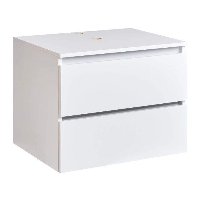 RERSA Wall Mounted Washbasin Cabinet 60 cm White