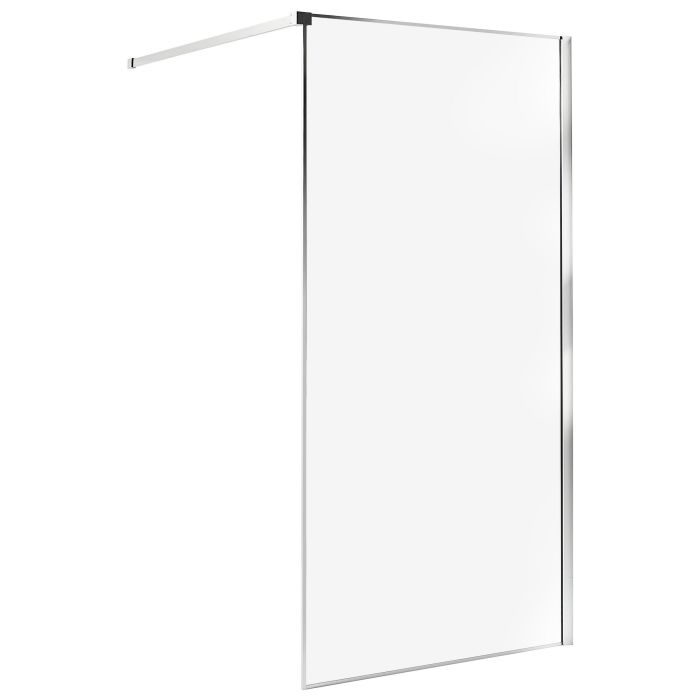 Shower Screen WASPAM 100 x 190 cm Silver