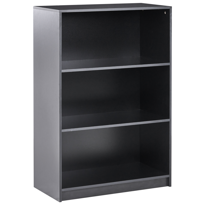 ZNHEA II 3 Tier Bookcase 117cm - Black