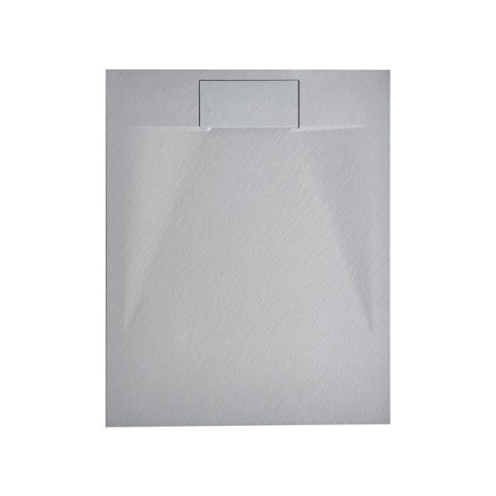 ZAURO Shower Tray 80 x 100 x 3 cm Grey