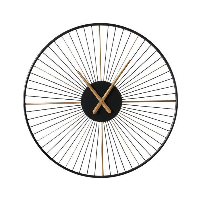 BRIMFORD Wall Clock Metal - Black