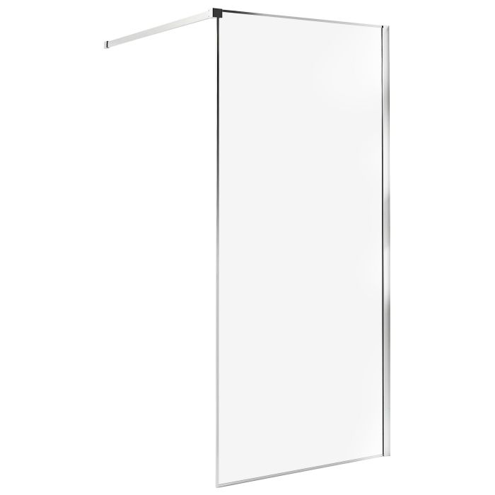 Shower Screen WASPAM 90 x 190 cm Silver