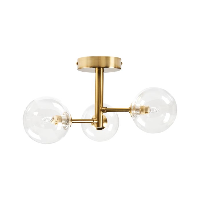 Ceiling Lamp MARICAO Glass Brass