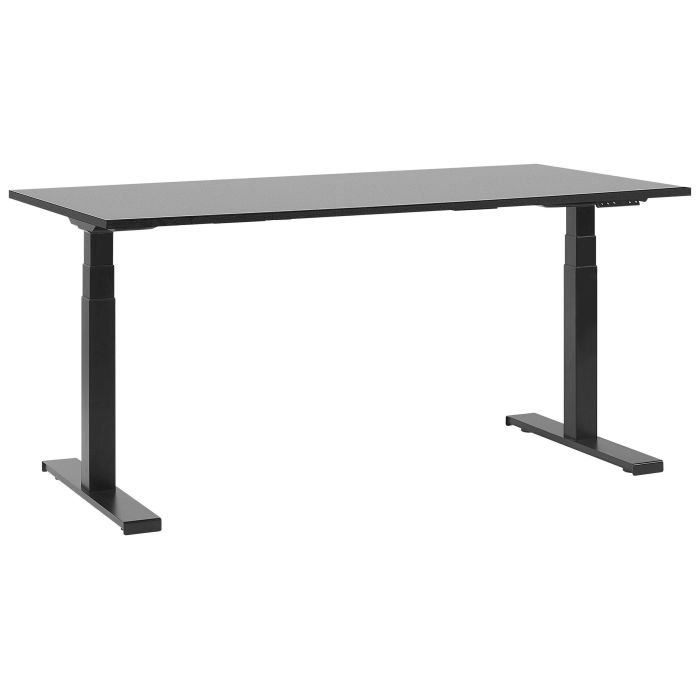 ORMSLEIGH Electric Adjustable Standing Office Desk - Black