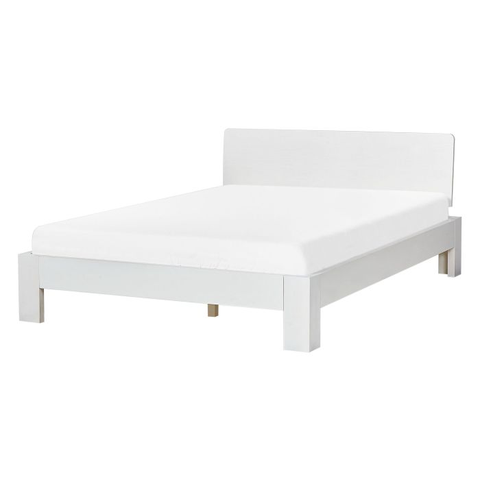 RENNA Bedframe Wood 140 x 200cm EU Double Bed White