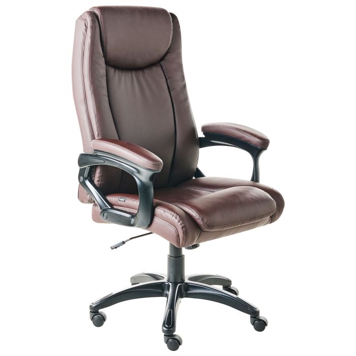 OAKLEYSTONE Faux Leather Executive Office Chair - Brown