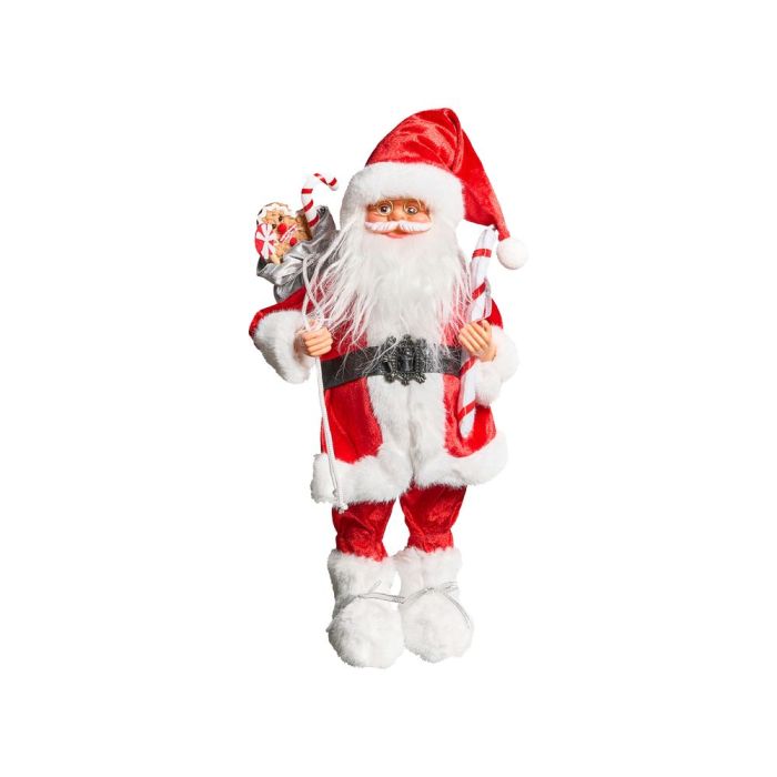 ORMSAVON Santa Claus Christmas Figurine Decoration - Red