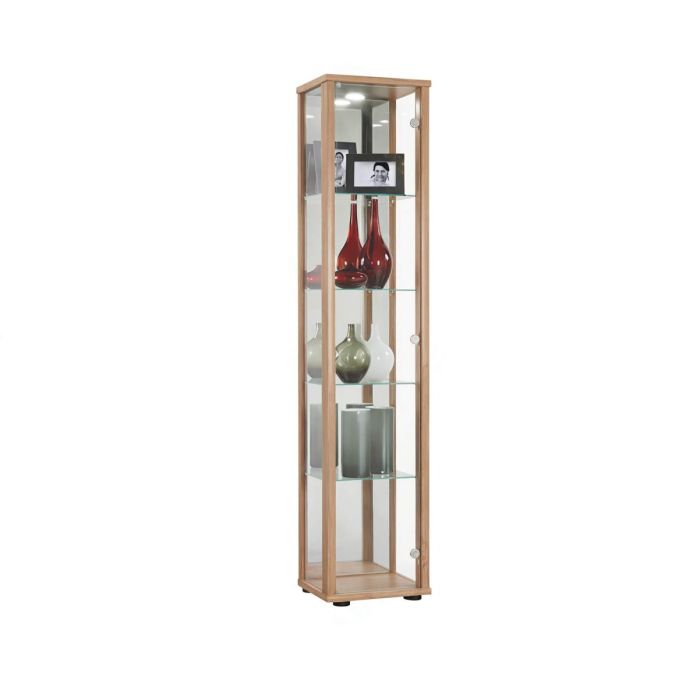 Everleigh 1 Door Display Rack - Oak