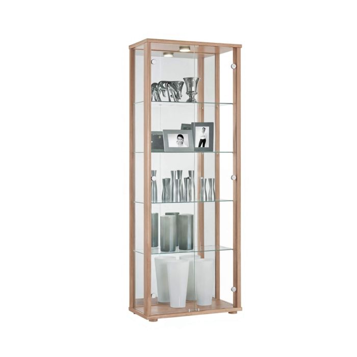 Everleigh 2 Door Display Rack - Oak