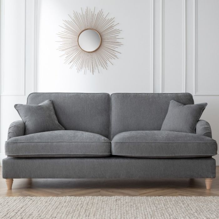 3 Seater Sofa - COCOON Fabric - Charcoal