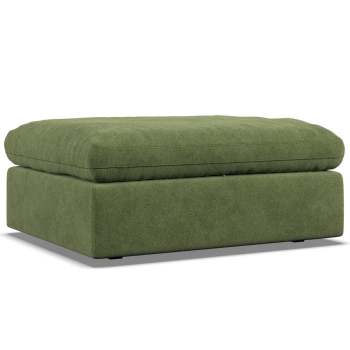 Footstool - OBLAK Fabric Verde