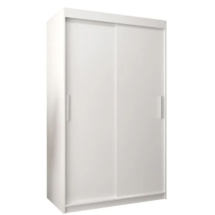 TIVERTON 2 Door Sliding Wardrobe White - 120cm
