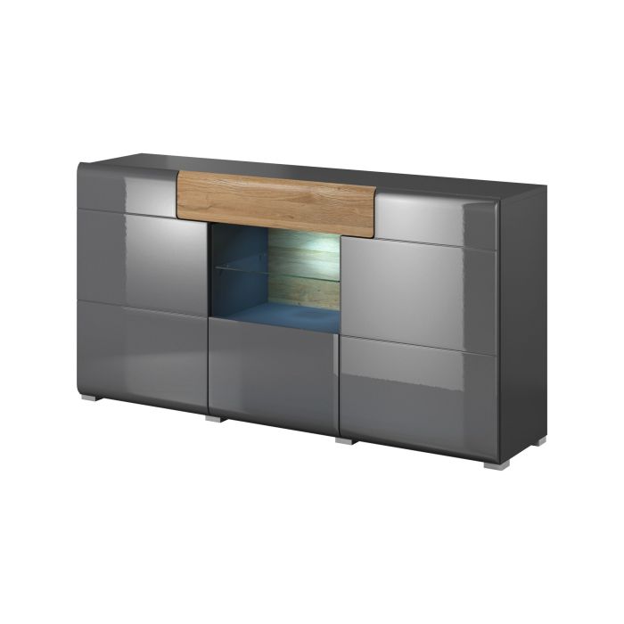 Ohio 26 Sideboard Cabinet - Grey Gloss