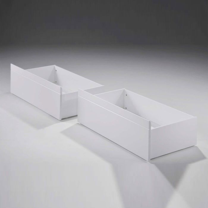 Fiorella Bunk Bed Pair of Drawers - White