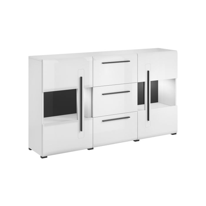 Oklahoma 28 Display Sideboard Cabinet - White