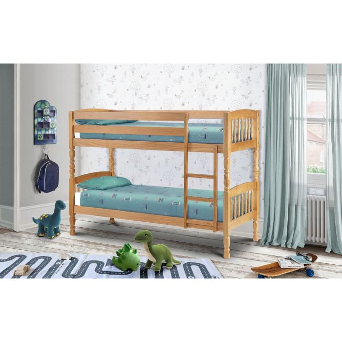 Lincoln Pine Bunk Bed - Single 3ft