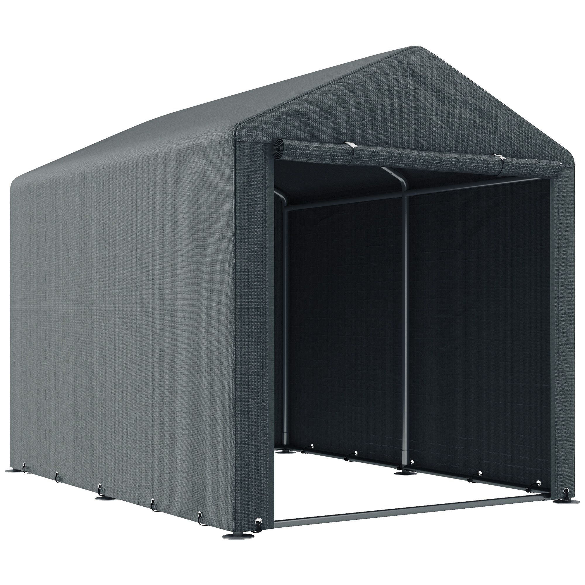 Jones x Garden Storage Shed Tent with Accessories Dark Grey